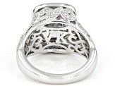 White Cubic Zirconia Platineve Ring 7.89ctw