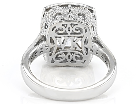 White Cubic Zirconia Platineve Ring 7.61ctw