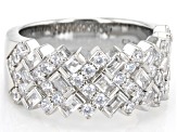 White Cubic Zirconia Platineve Ring 2.60ctw