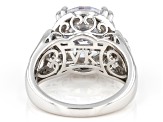 White Cubic Zirconia Platineve Ring 11.15ctw