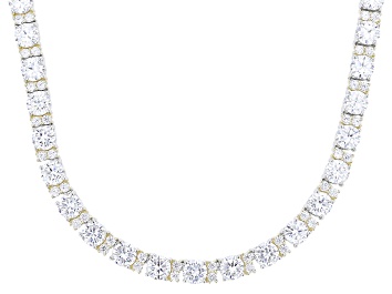 Picture of White Cubic Zirconia Platineve® Tennis Necklace 58.40ctw