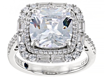 Picture of White Cubic Zirconia Platineve® Ring 8.38ctw