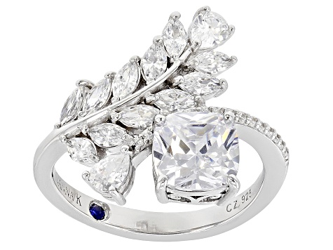 White Cubic Zirconia Platineve® Ring 4.55ctw