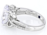 White Cubic Zirconia Platineve® Ring 7.12ctw