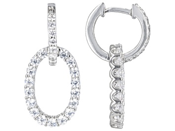 Picture of White Cubic Zirconia Platineve® Earrings 2.56ctw