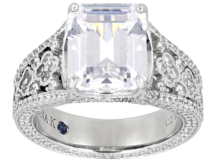 予約販売 Ring Platineve® Zirconia Cubic White 9.17ctw JTV | VKJ068 - ギター