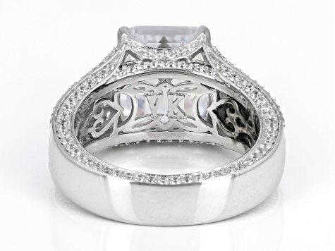 White Cubic Zirconia Platineve® Ring 9.17ctw - VKJ068 | JTV