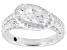 White Cubic Zirconia Platineve® Ring 4.26ctw