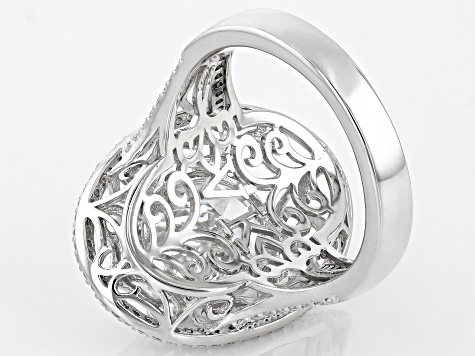 White Cubic Zirconia Platineve® Ring 7.43ctw