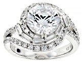 White Cubic Zirconia Platineve® Ring 5.92ctw