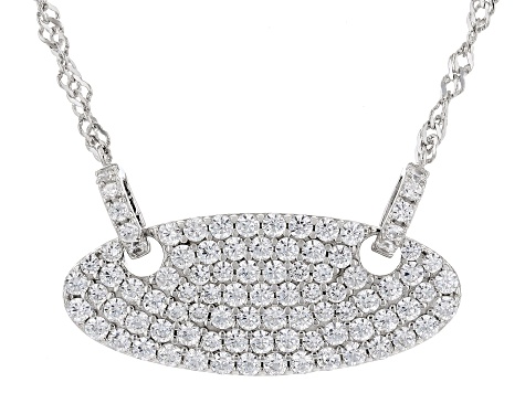 White Cubic Zirconia Platineve® Necklace 1.98ctw