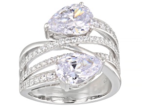White Cubic Zirconia Platineve® Ring 6.79ctw