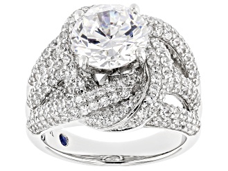 White Cubic Zirconia Platineve® Ring 7.69ctw