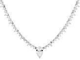 White Cubic Zirconia Platineve® Necklace 13.08ctw