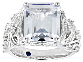 White Cubic Zirconia Platineve® Ring 11.11ctw