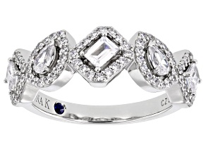 White Cubic Zirconia Platineve® Ring 4.44ctw