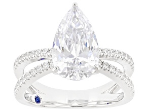 White Cubic Zirconia Platineve® Ring 5.49ctw