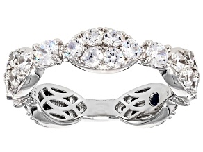 White Cubic Zirconia Platineve® Ring 3.44ctw