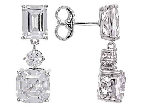 White Cubic Zirconia Platineve® Ring 12.14ctw - VKJ142 | JTV