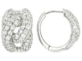 White Cubic Zirconia Platineve® Earrings 4.99ctw