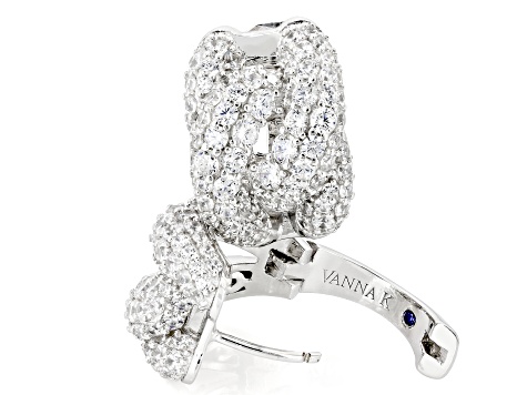 White Cubic Zirconia Platineve® Earrings 4.99ctw