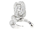 White Cubic Zirconia Platineve® Earrings 4.99ctw