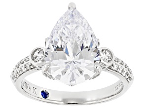 White Cubic Zirconia Platineve® Ring 7.35ctw