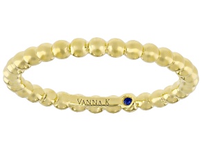 18k Yellow Gold Over Sterling Silver Band Ring