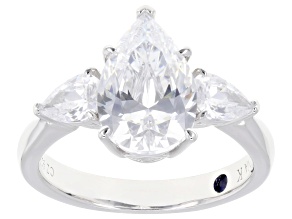 White Cubic Zirconia Platineve® Ring 5.62ctw