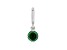Green Cubic Zirconia Platineve Over Sterling Silver May Birthstone Charm 0.90ctw