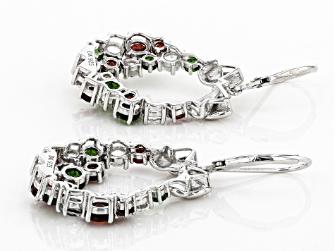 Christmas Earrings For Women - Red Santa Hat Stud With Crystal Gems, Holiday Jewelry Gift - View #11