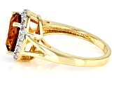 Madeira Citrine 18k Yellow Gold Over Sterling Silver Ring 2.94ctw