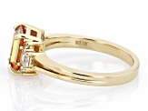Multi Color Northern Lights™ Quartz 18k Yellow Gold Over Sterling Silver Ring 1.66ctw