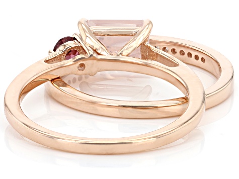 Eleanore 18K Rose Gold Plated Sterling Silver Ring, Brilliant White – KMF  Jewelry