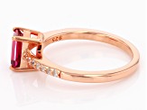 Magenta Petalite 18K Rose Gold Over Sterling Silver Ring 0.80ctw