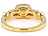 Yellow Citrine 18k Yellow Gold Over Sterling Silver Ring 1.13ctw