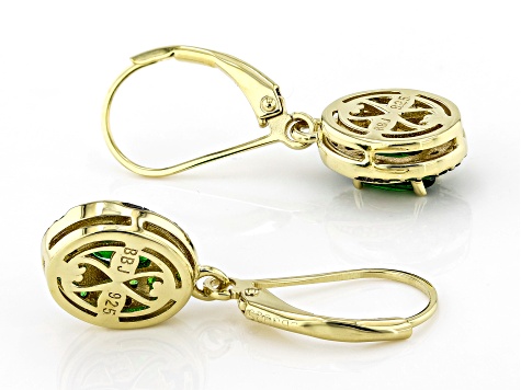 ウッティイ。 Multicolor Spinel Rhodium Over Sterling Silver Hoop Earrings