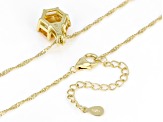 Citrine With Maderia Citrine 18k Yellow Gold Over Sterling Silver Pendant With Chain 3.61ctw