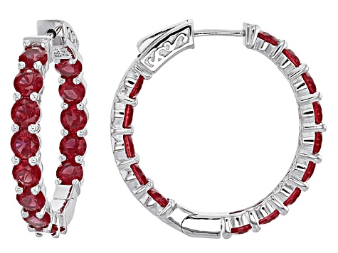 Red Garnet Sterling Silver Earrings 9 40ctw Wos471 Jtv Red Garnet Sterling Silver Earrings 9 40ctw