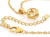 Strontium Titanate 18k Yellow Gold Over Sterling Silver Pendant With Chain 1.96ctw