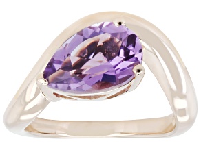Lavender Amethyst 18K Rose Gold Over Sterling Silver Ring 2.29ct
