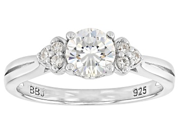 White Lab-Grown Diamond F-G SI 14k Yellow Gold Over Sterling Silver Band Ring 0.45ctw