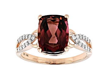Picture of Pink Tourmaline 14k Rose Gold Ring 2.60ctw
