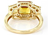 Yellow Beryl 14k Yellow Gold Ring 3.11ctw