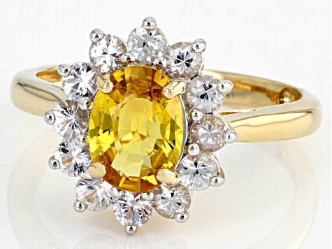 Jtv yellow hot sale sapphire rings