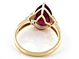 Red Mahaleo® Ruby 14k Yellow Gold Ring 4.83ctw