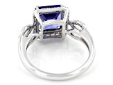 Blue Tanzanite Rhodium Over 14k White Gold Ring 2.65ctw