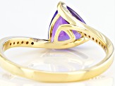 Blue Tanzanite 14k Yellow Gold Ring 1.88ctw