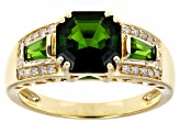 Chrome Diopside 14k Yellow Gold Ring 2.38ctw