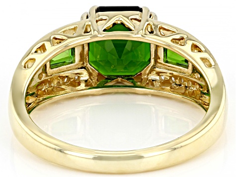 Chrome Diopside 14k Yellow Gold Ring 2.38ctw